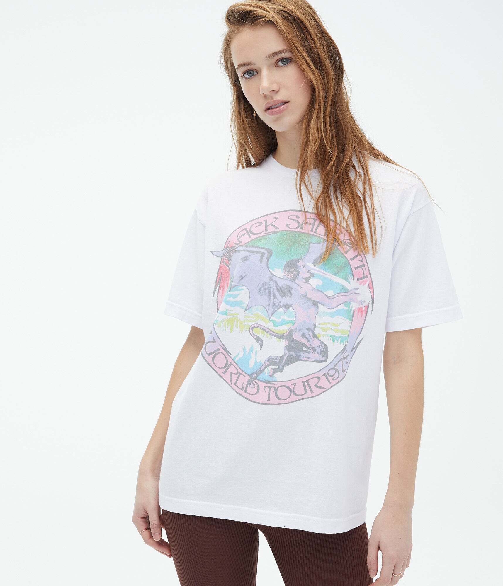 Black Sabbath World Tour Boyfriend Graphic Tee***