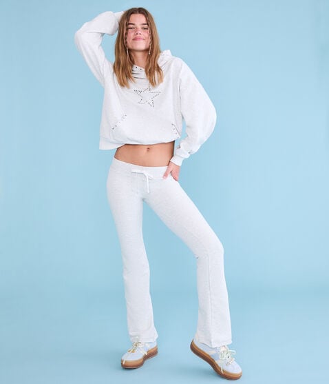 Demetra for Aero Star Studded Fit & Flare Sweatpants Demetra for Aero Star Studded Fit & Flare Sweatpants