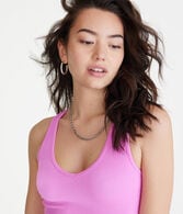 Seriously Soft Seamless Cropped Scoop-Neck Tank