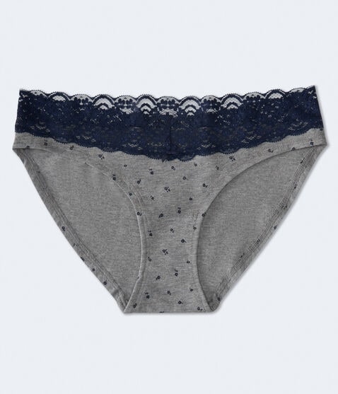 Floral Lace-Trim Hipster Floral Lace-Trim Hipster