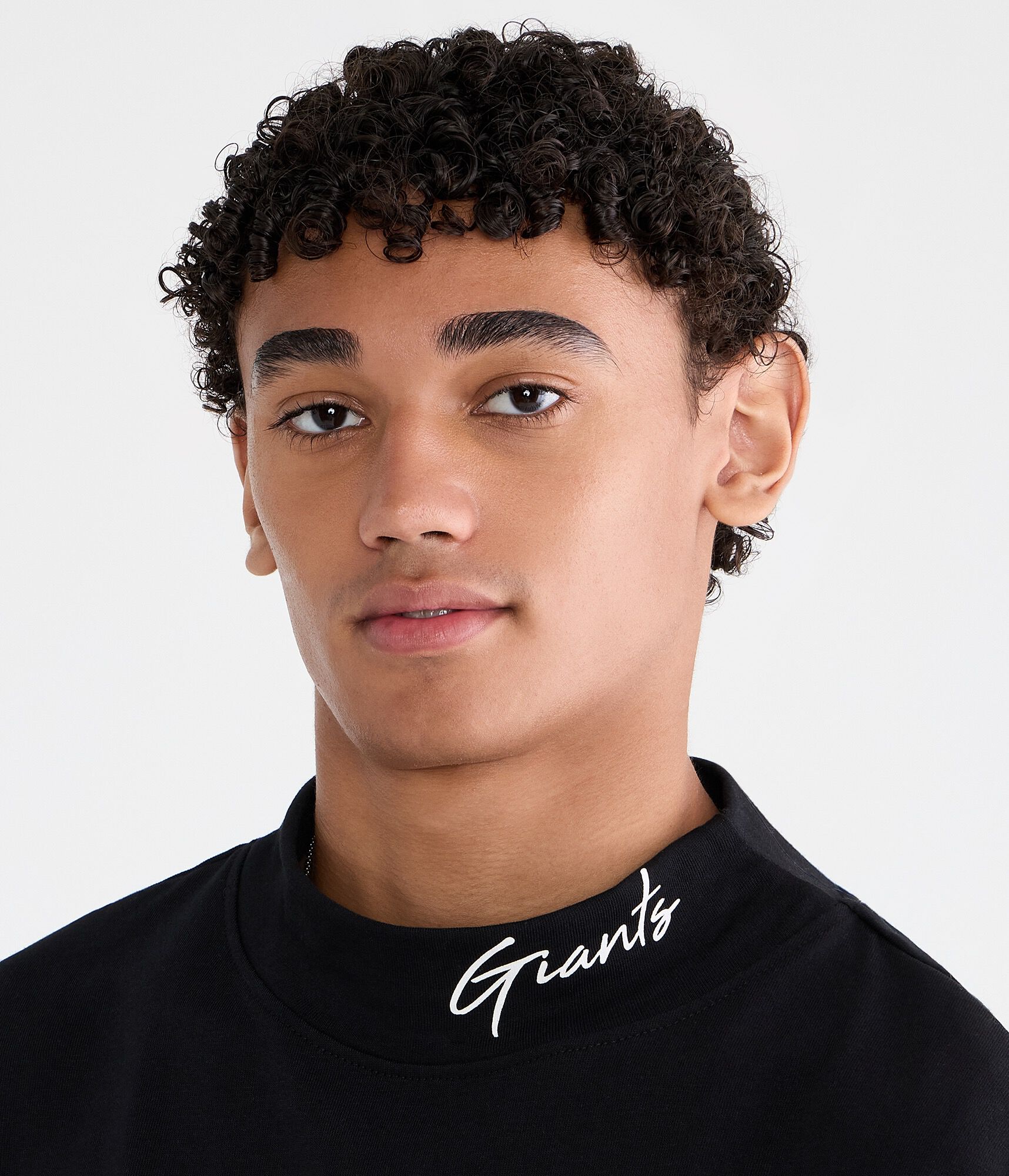 Long Sleeve New York Giants Mock-Neck Tee