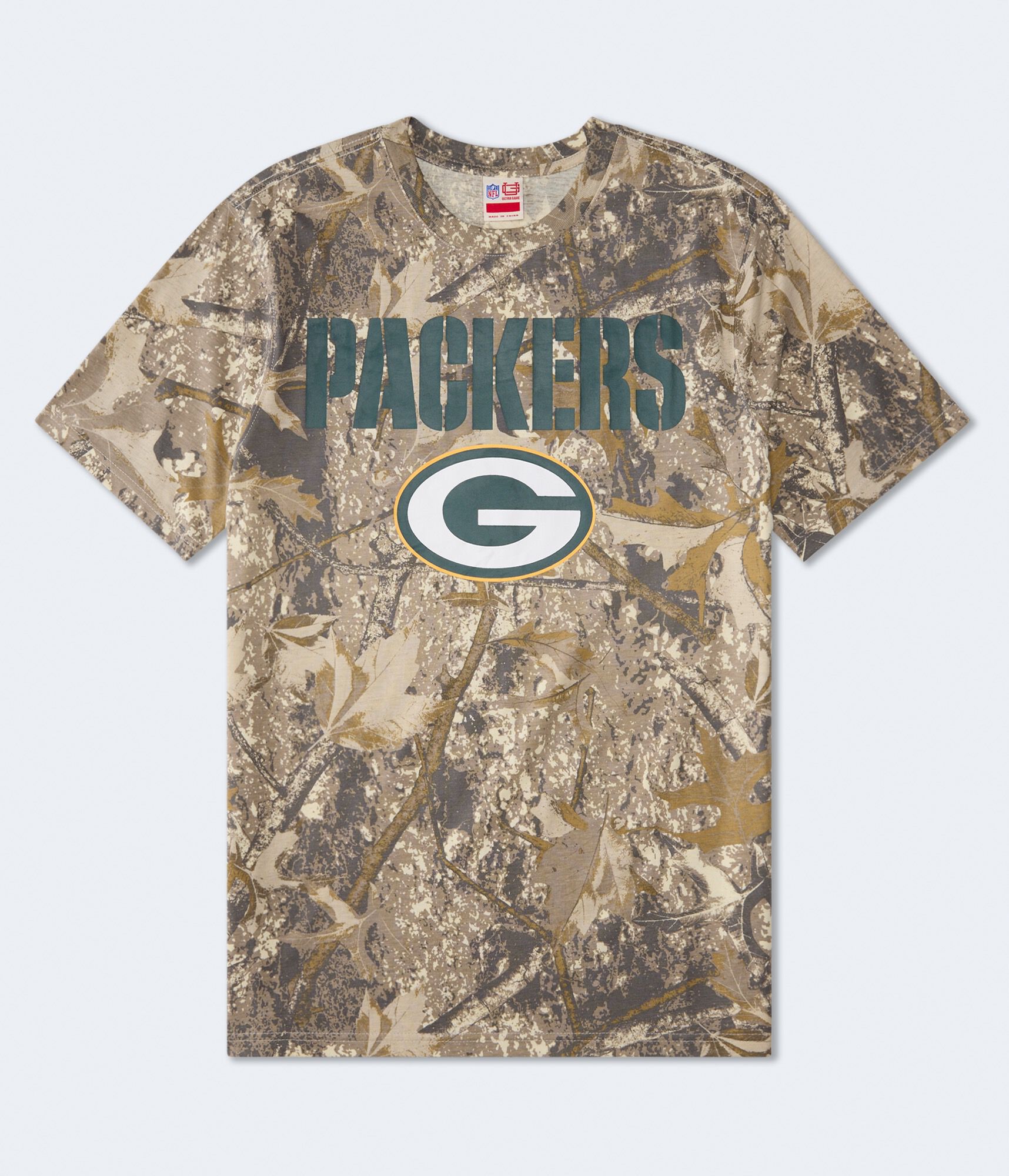 Green Bay Packers Forest Camo Relaxed Graphic Tee