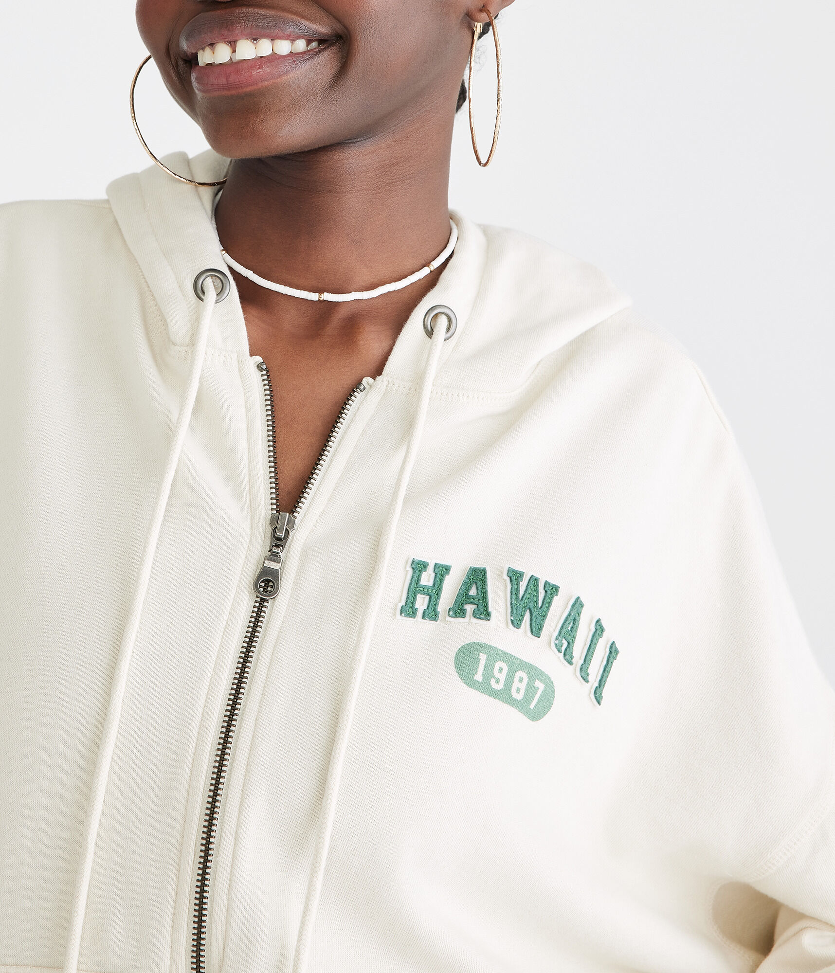 Destination Oversized Full-Zip Hoodie