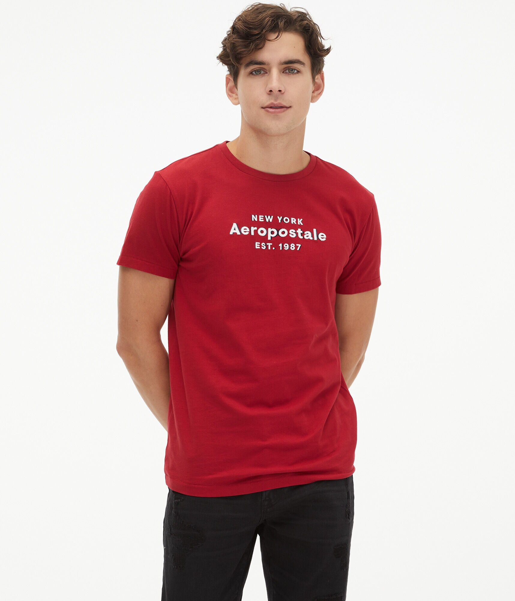 New York Aeropostale Shadow Graphic Tee