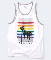 Rainbow Palms Muscle Tank