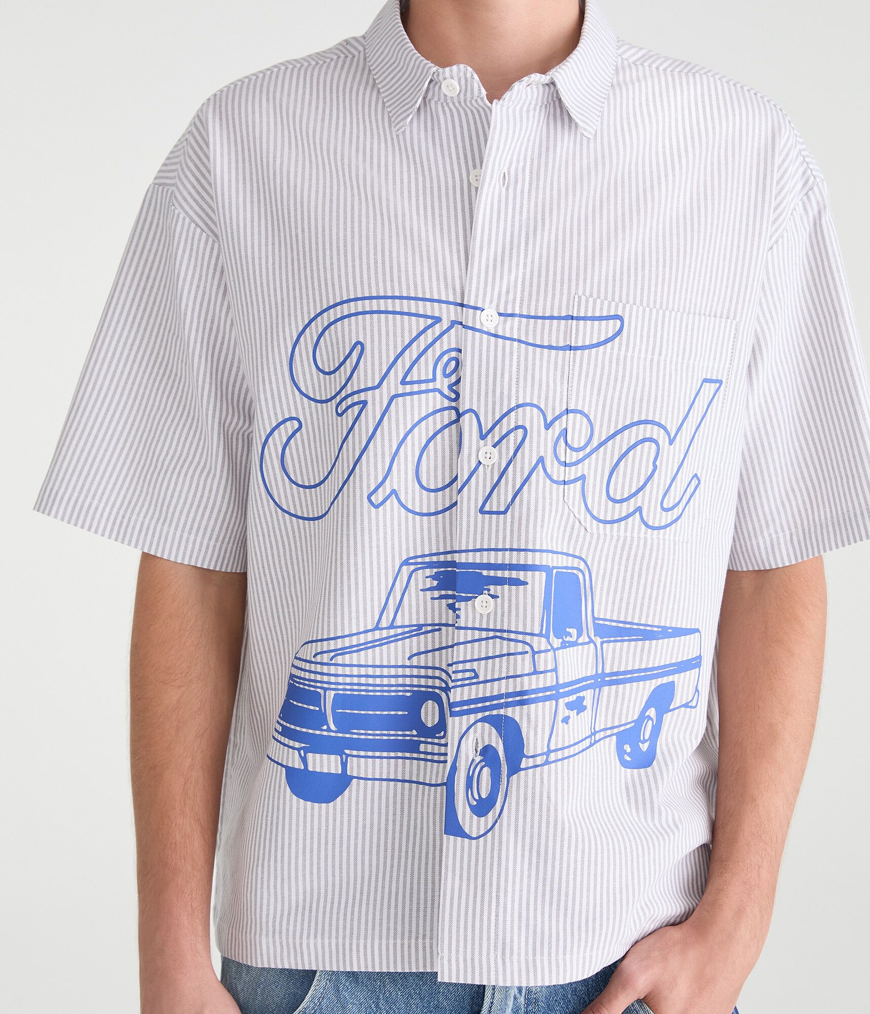 Ford Striped Boxy Shirt