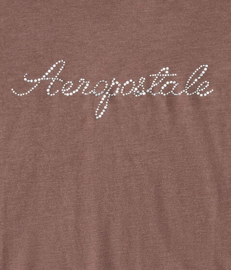 Rhinestone Aeropostale Graphic Tee Rhinestone Aeropostale Graphic Tee