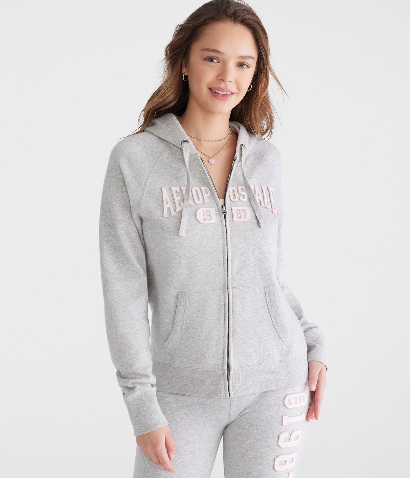 Aeropostale 1987 Full-Zip Hoodie