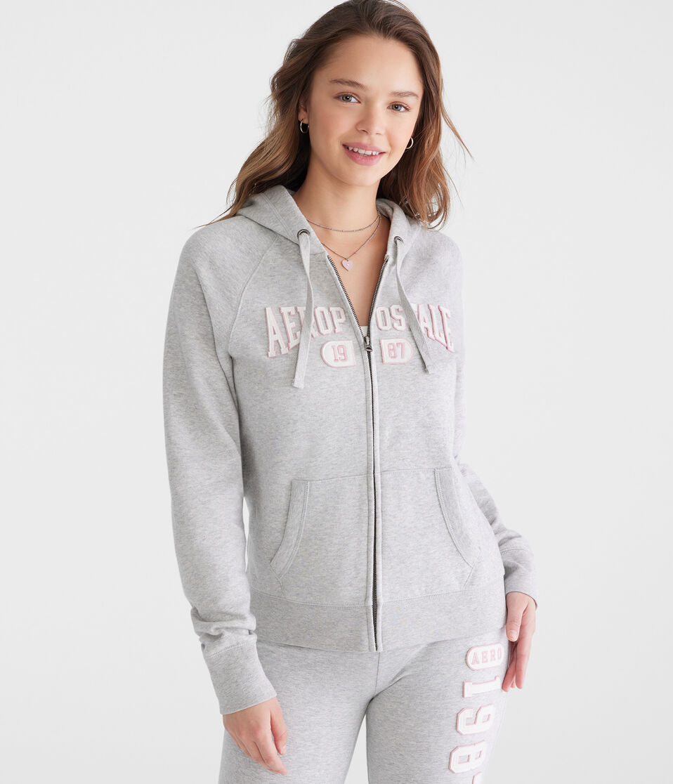 Aeropostale 1987 Full-Zip Hoodie