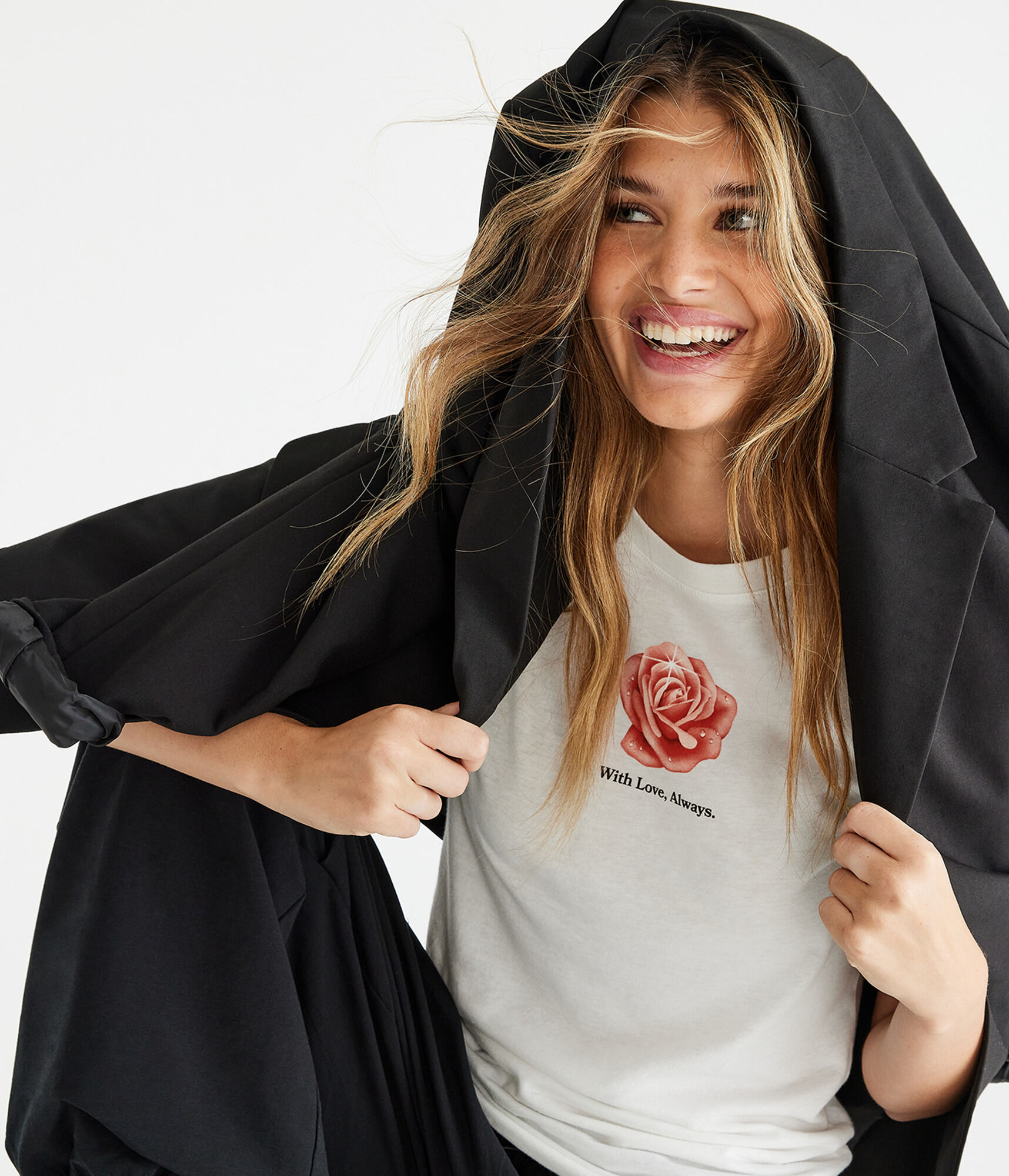 Love Always Rose Graphic Tee