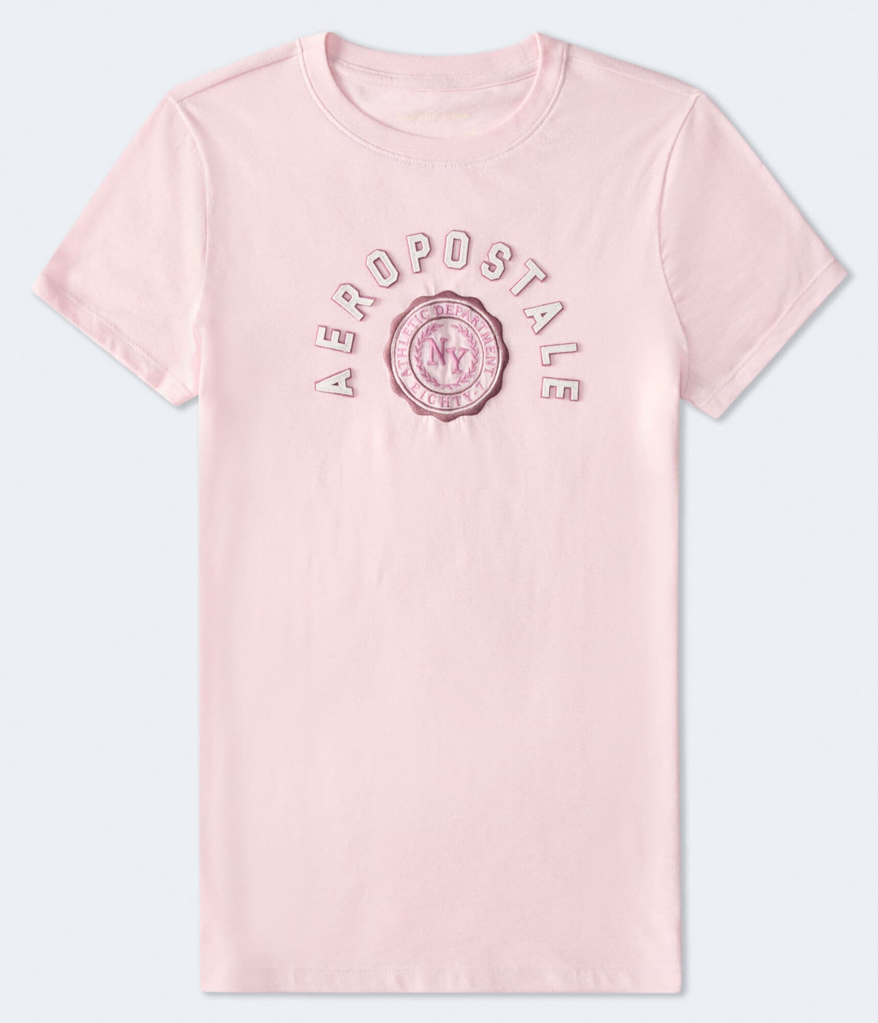 Aeropostale Arch Crest Appliqu&eacute; Graphic Tee