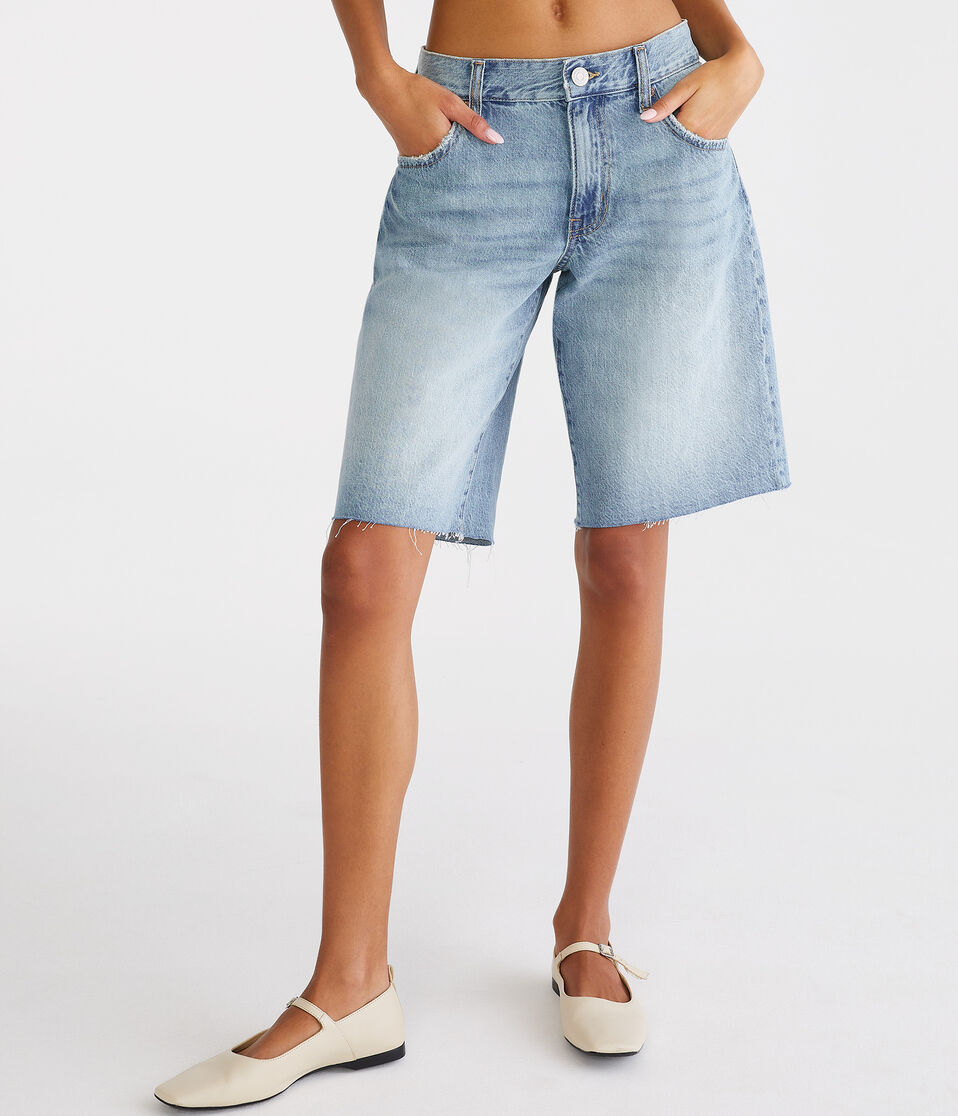 Low-Rise Denim Jorts