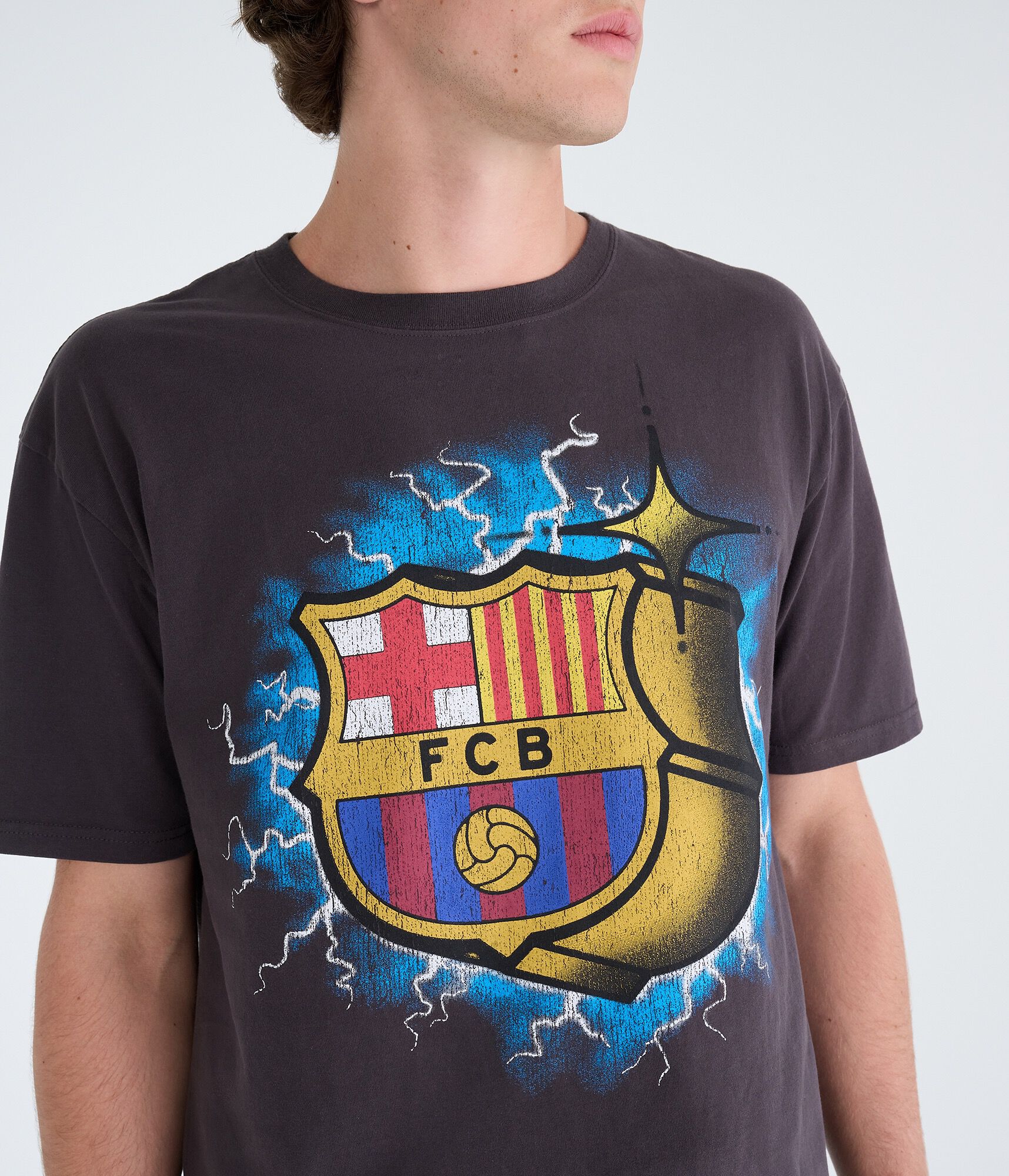 FC Barcelona Lightning Relaxed Graphic Tee