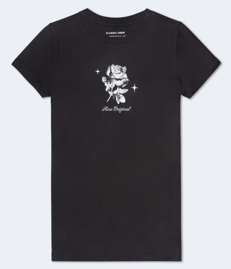 Aero Dotted Rose Graphic Tee