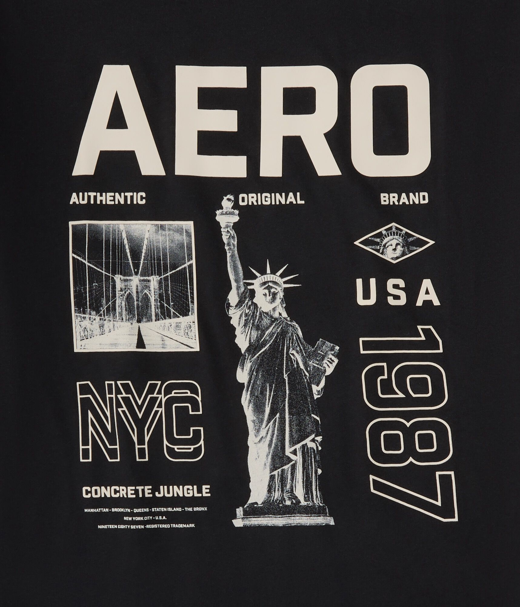 Aero 1987 Statue Of Liberty Graphic Tee
