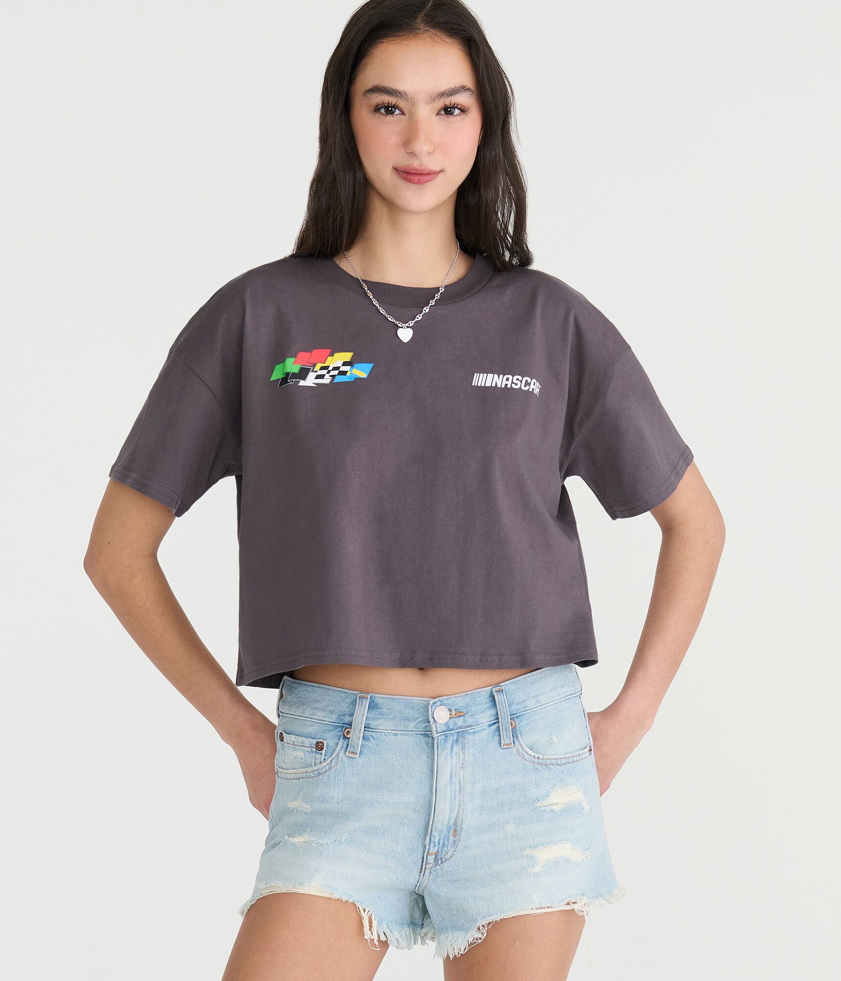 NASCAR Daytona 500&reg; Cropped Boyfriend Graphic Tee