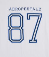 Aeropostale 87 Appliqué Graphic Tee