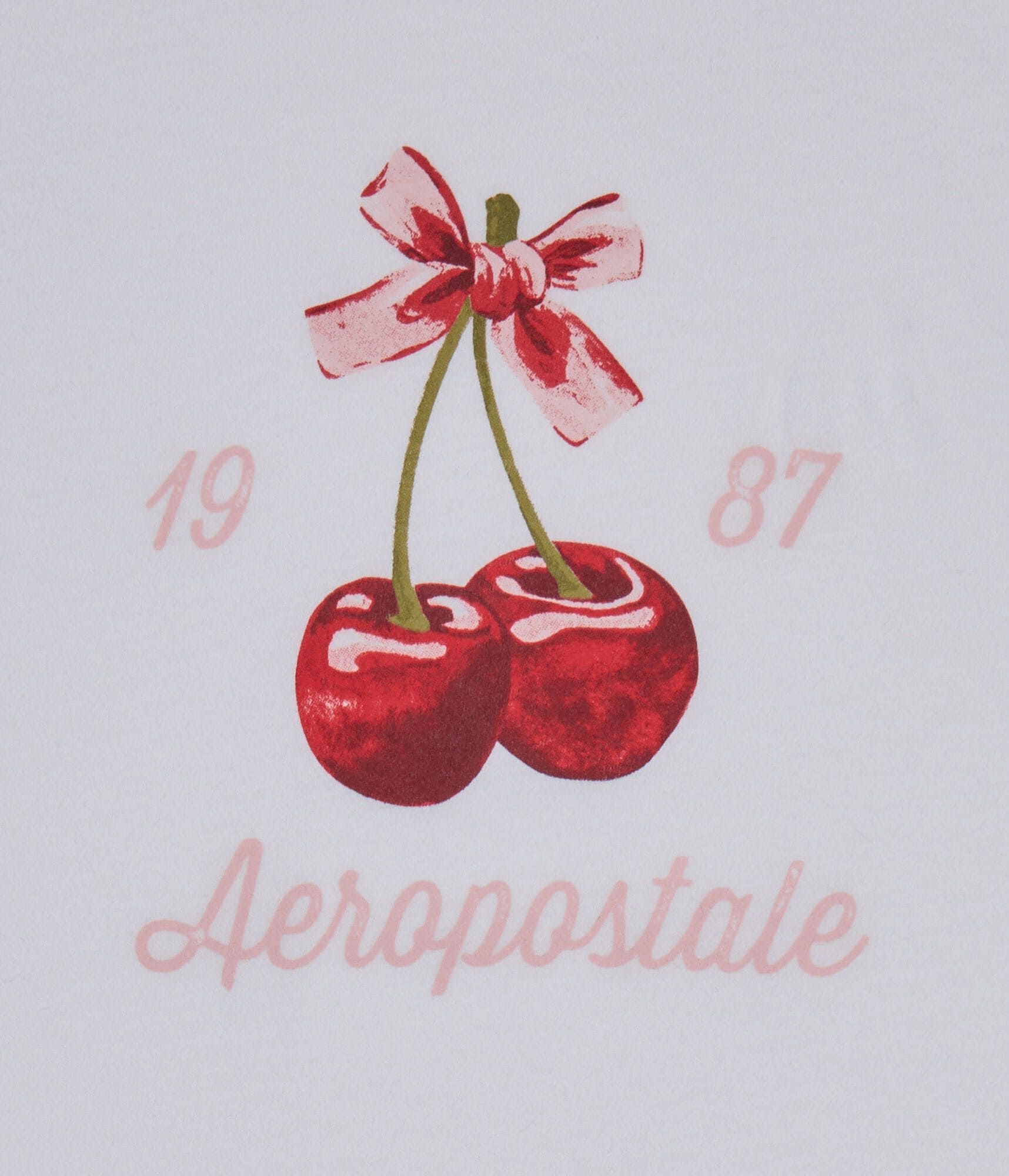Aeropostale Cherries Bow Graphic Tee