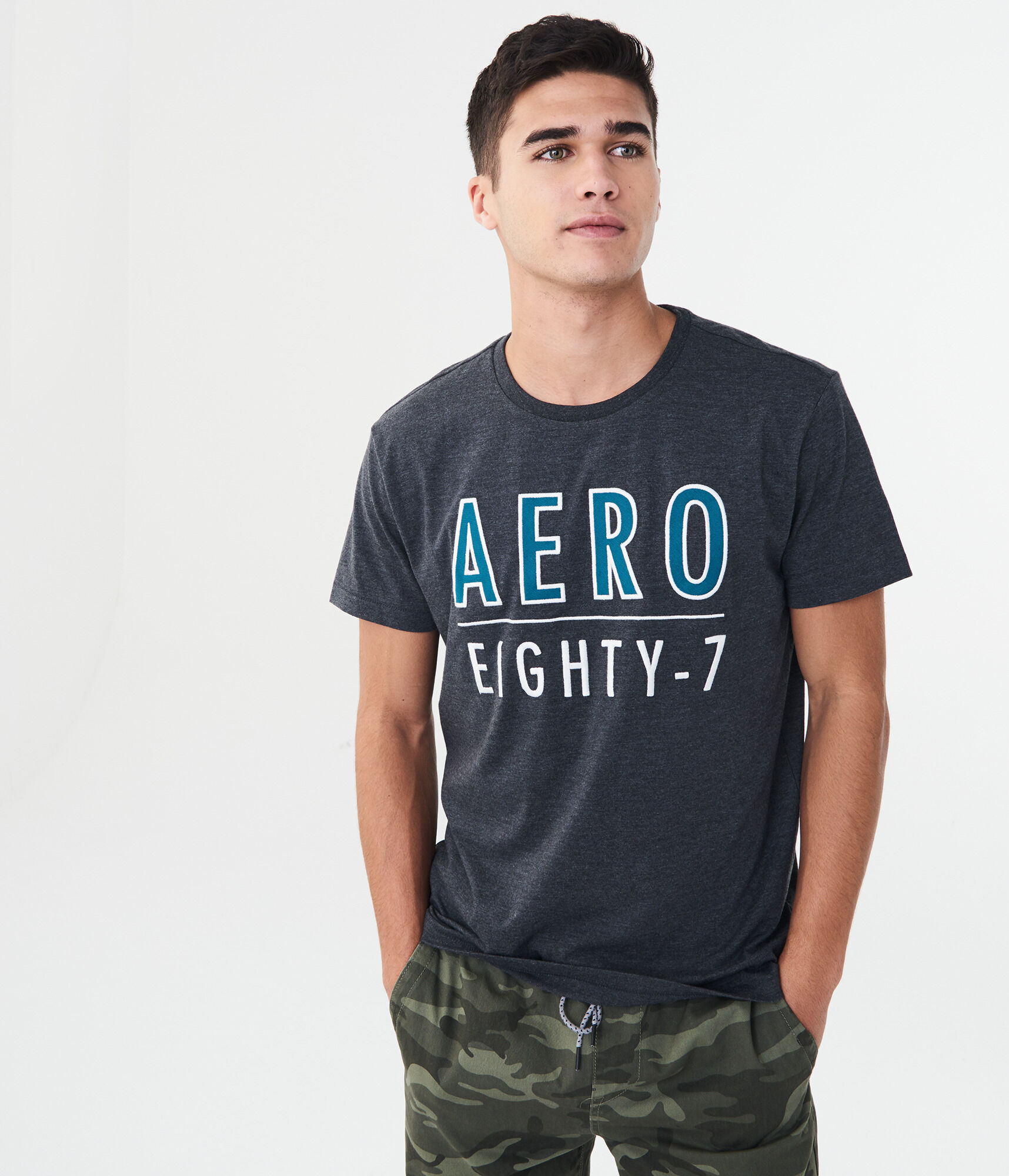 Aero Eighty-7 Logo Graphic Tee
