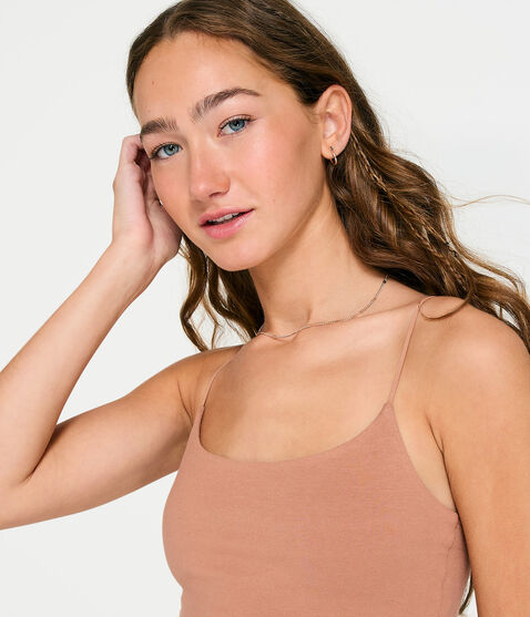 Seriously Soft Cropped Bungee Cami