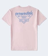 Aeropostale Triangle Logo Graphic Tee