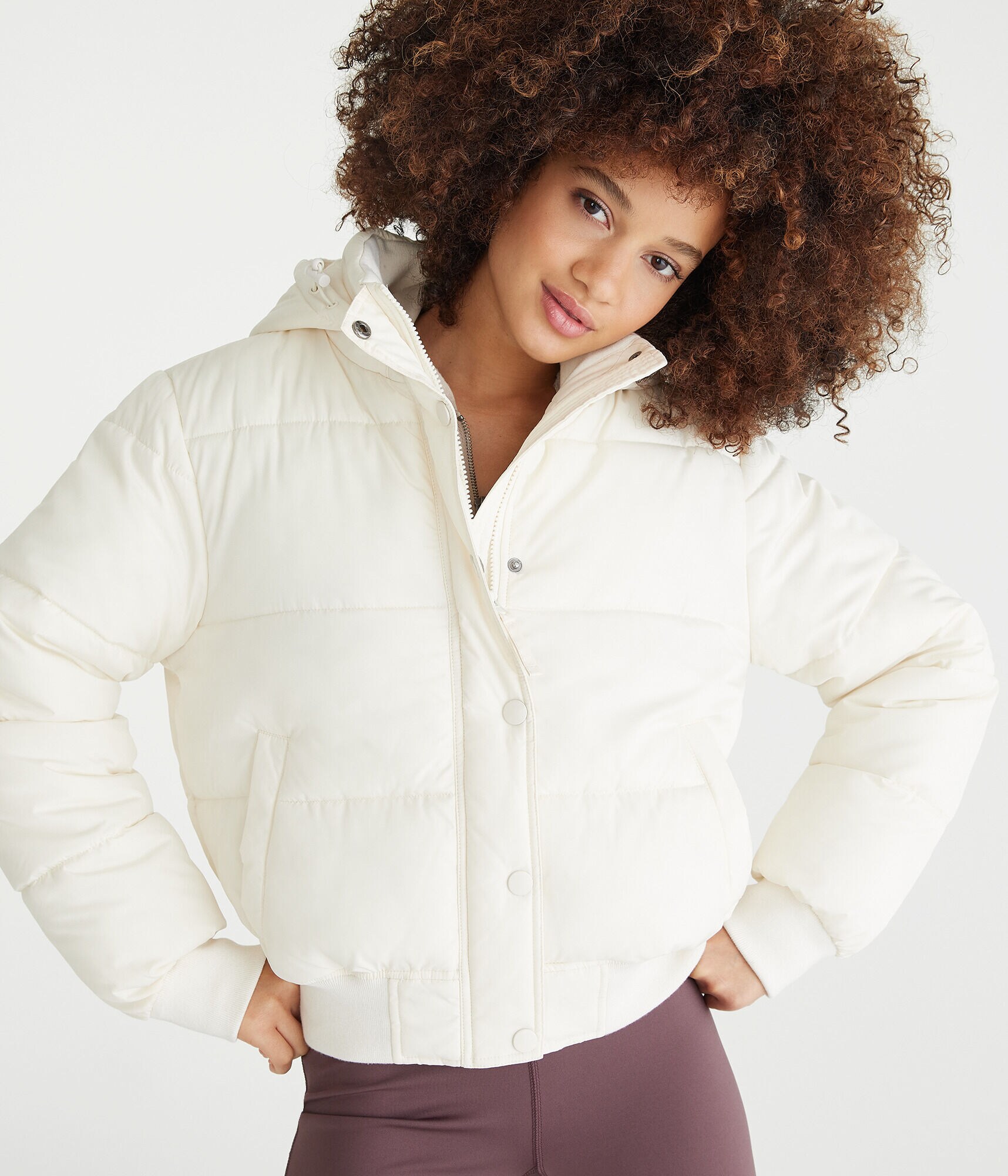 Midweight Hooded Puffer Jacket