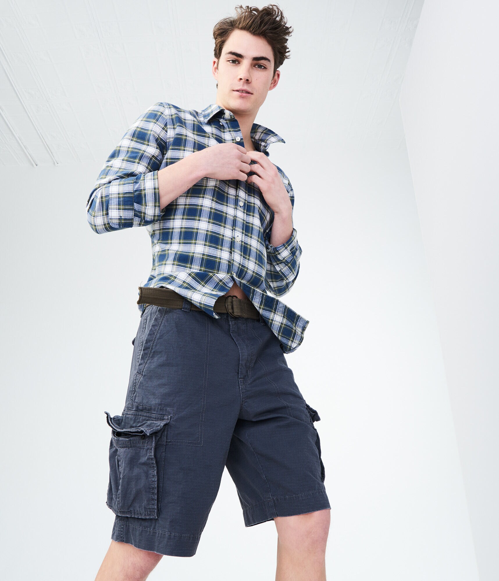 Belted Cargo Shorts 11.5"