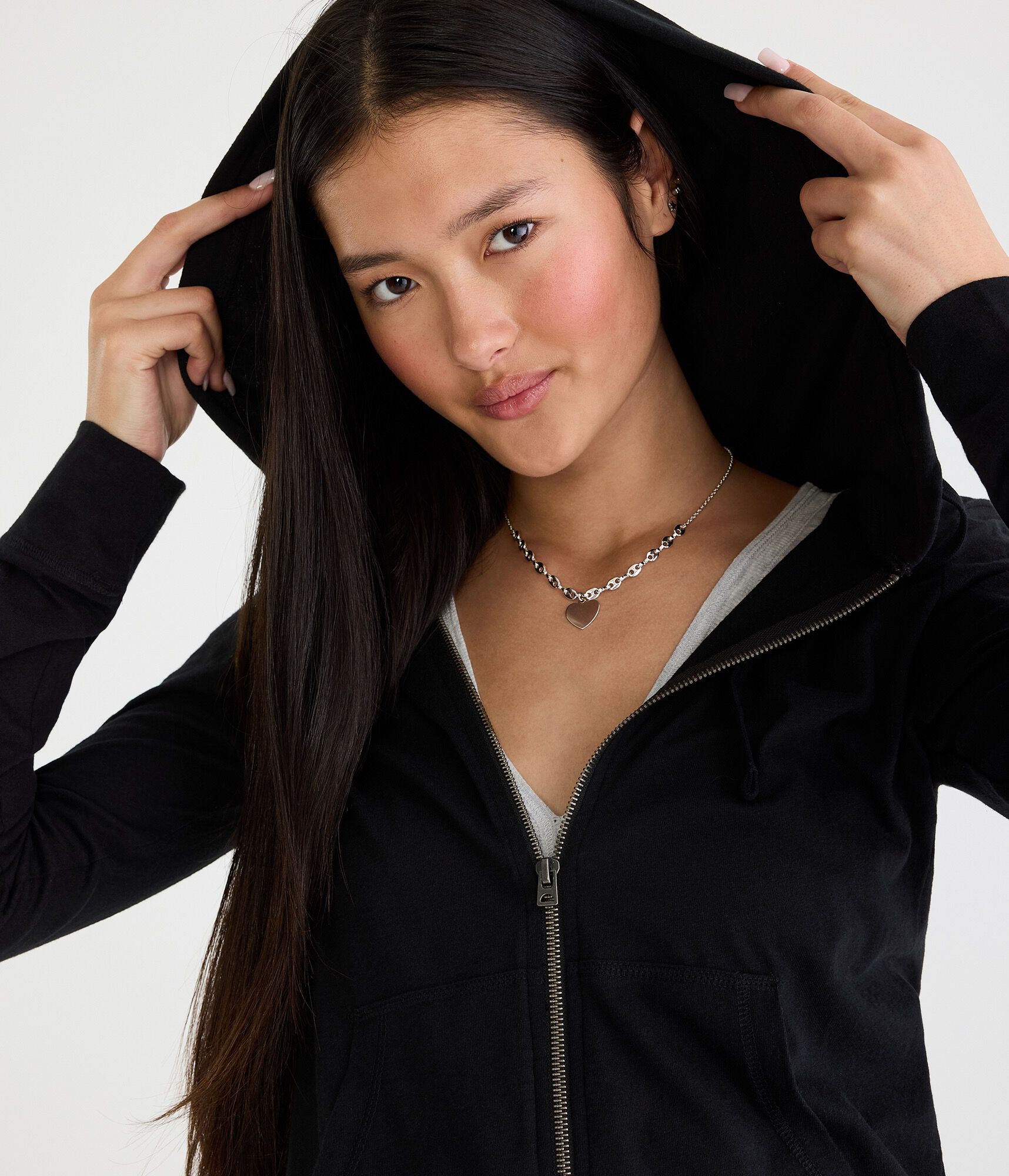 Lightweight Full-Zip Hoodie