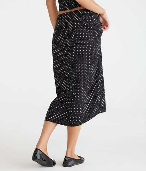 Polka Dot Maxi Skirt