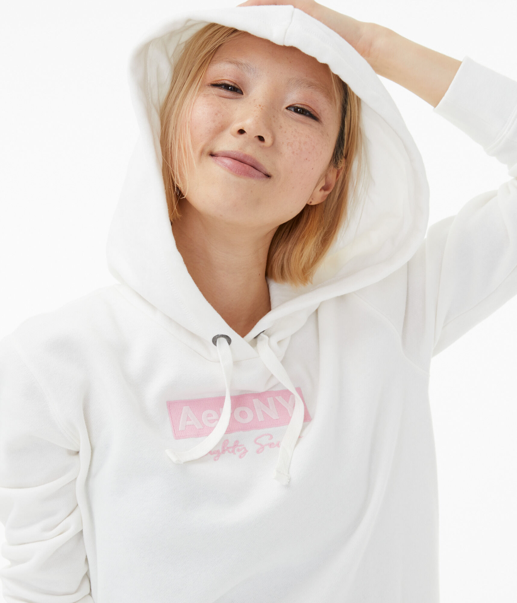 Aero NY Box Logo Pullover Hoodie