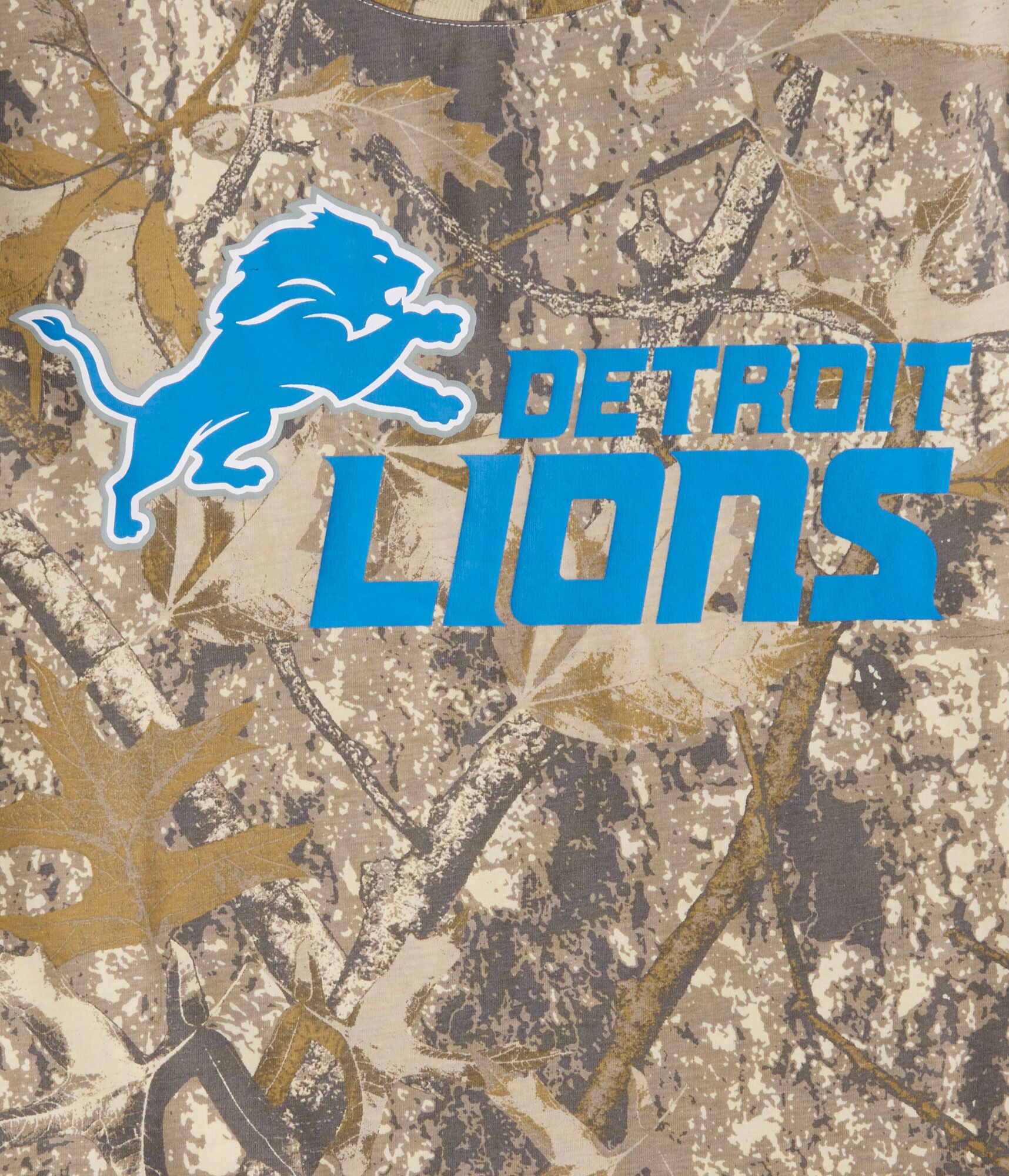 Detroit Lions Forest Camo Relaxed Graphic Tee
