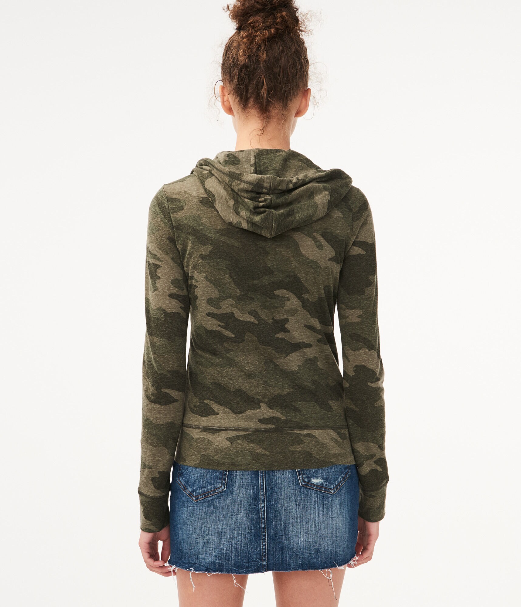 Camo Full-Zip Hoodie