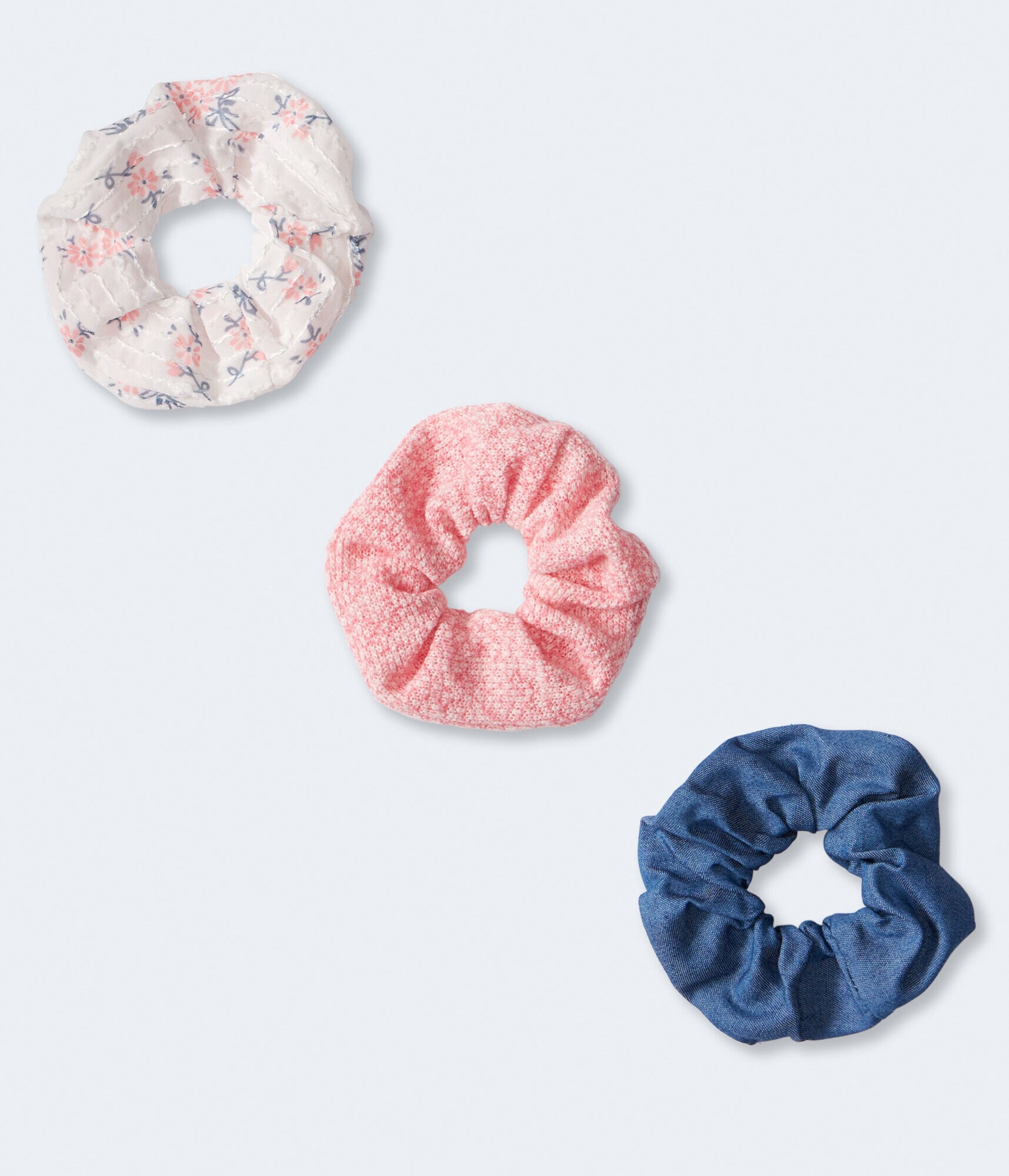 Floral Scrunchie 3-Pack