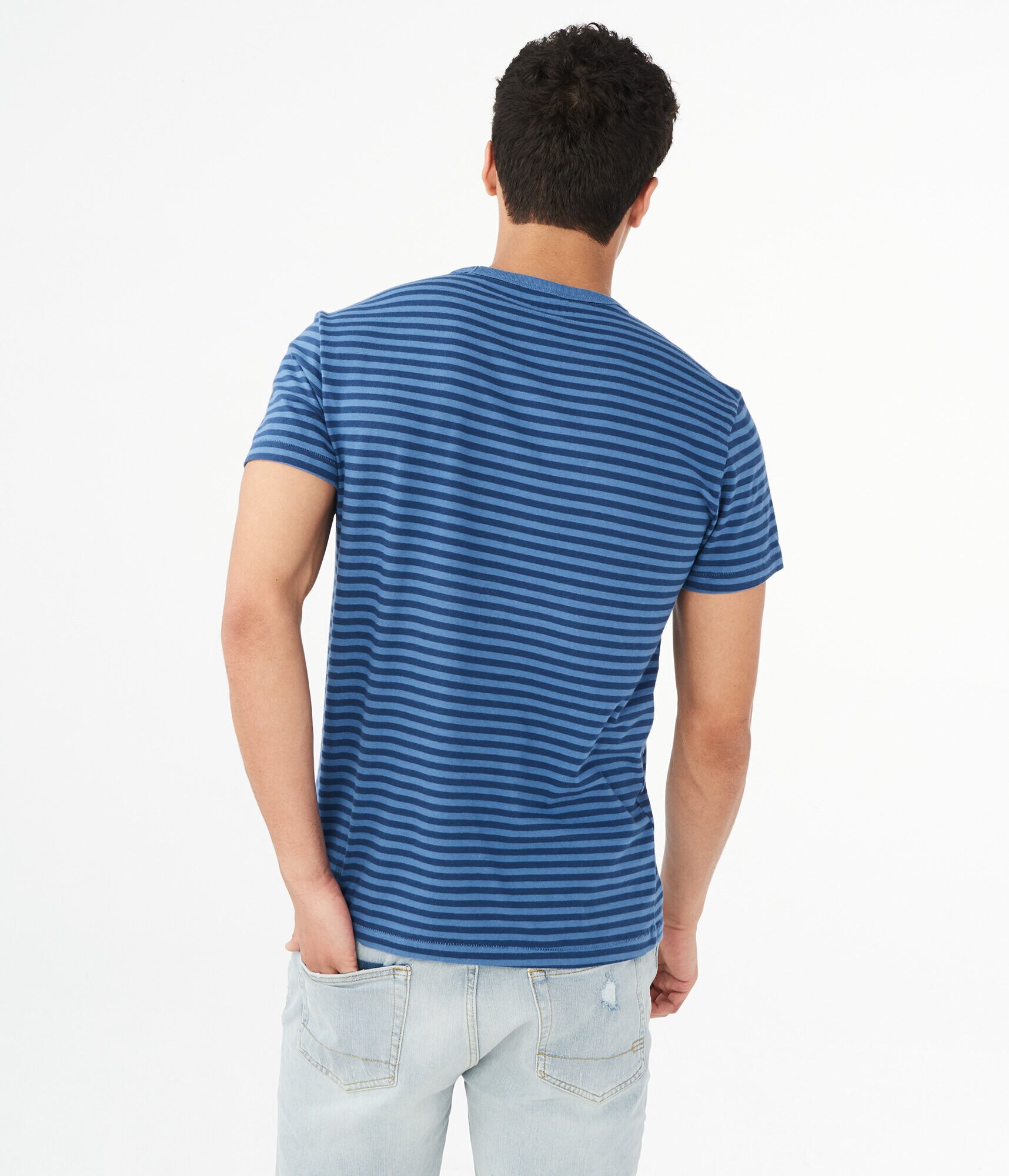 Striped Good Daze Graphic Tee