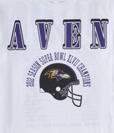 Baltimore Ravens Super Bowl Boxy Graphic Tee