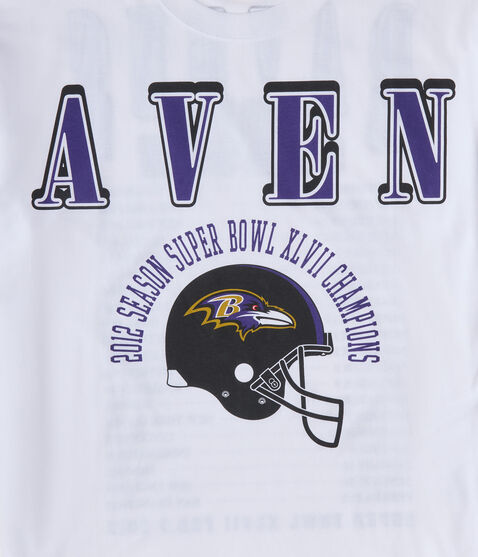 Baltimore Ravens Super Bowl Boxy Graphic Tee Baltimore Ravens Super Bowl Boxy Graphic Tee