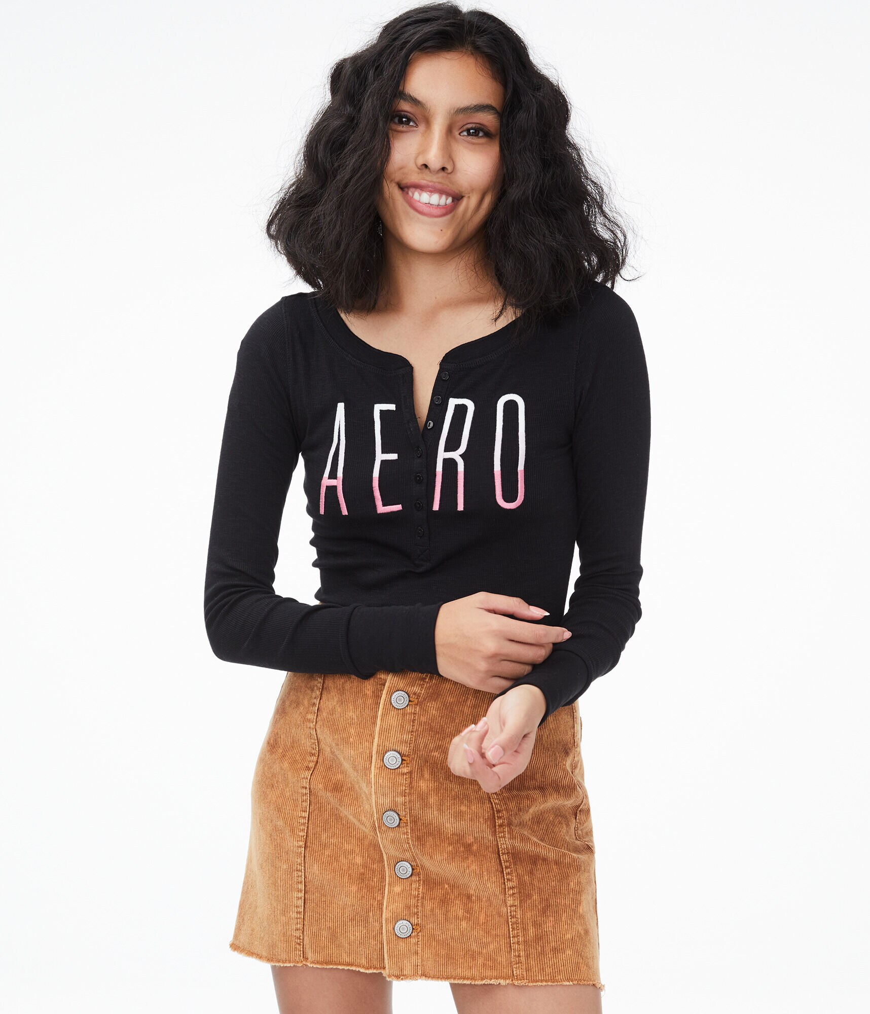 Ombr&eacute; Aero Graphic Henley