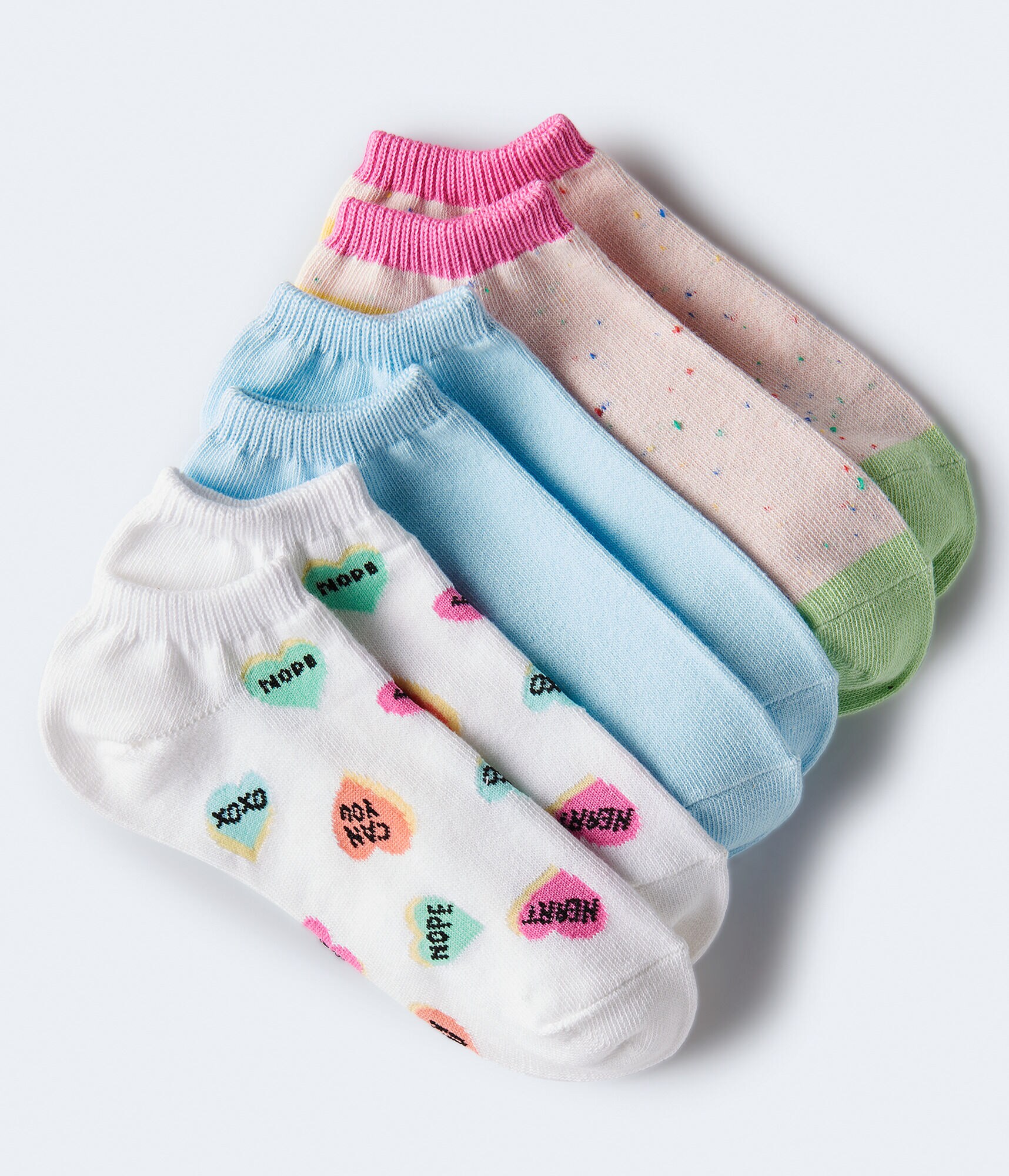 Sassy Heart Candy Ankle Sock 3-Pack***