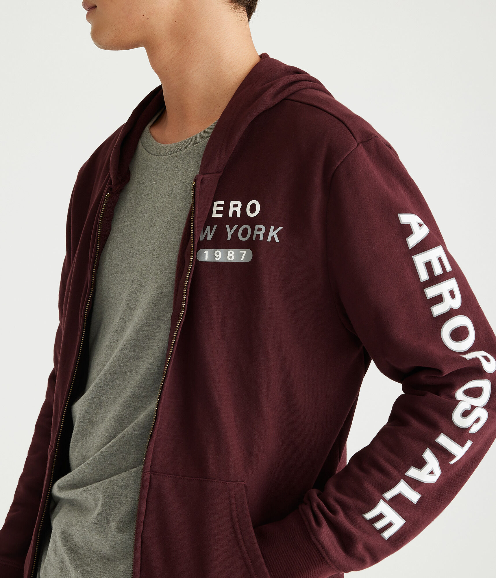 Aero New York 1987 Full-Zip Hoodie