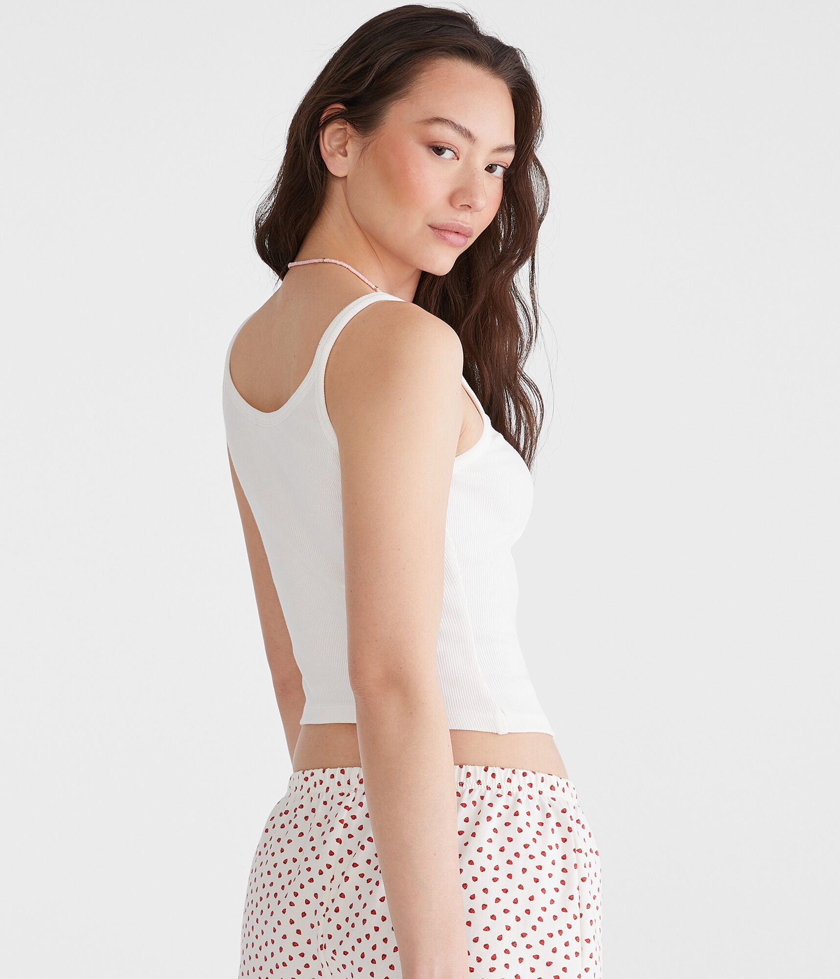 Cropped Graphic Sleep Tank