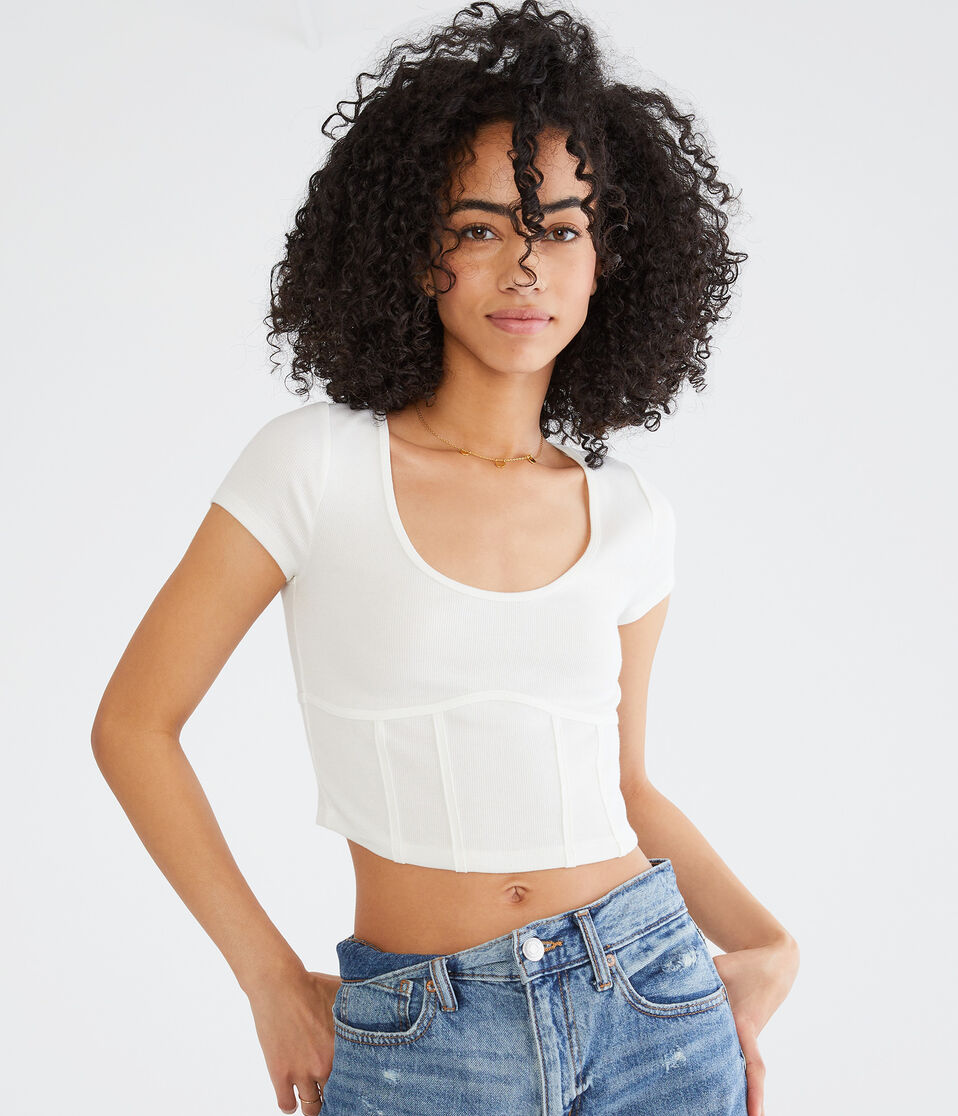 Corset Detail Tiny Top