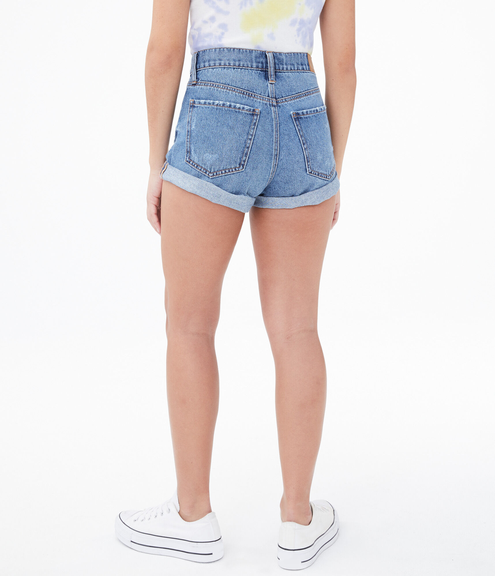 Mom jeans shorts clearance