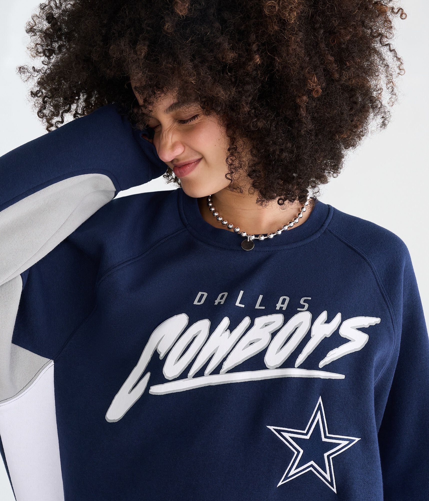 Dallas Cowboys Colorblock Crew Sweatshirt