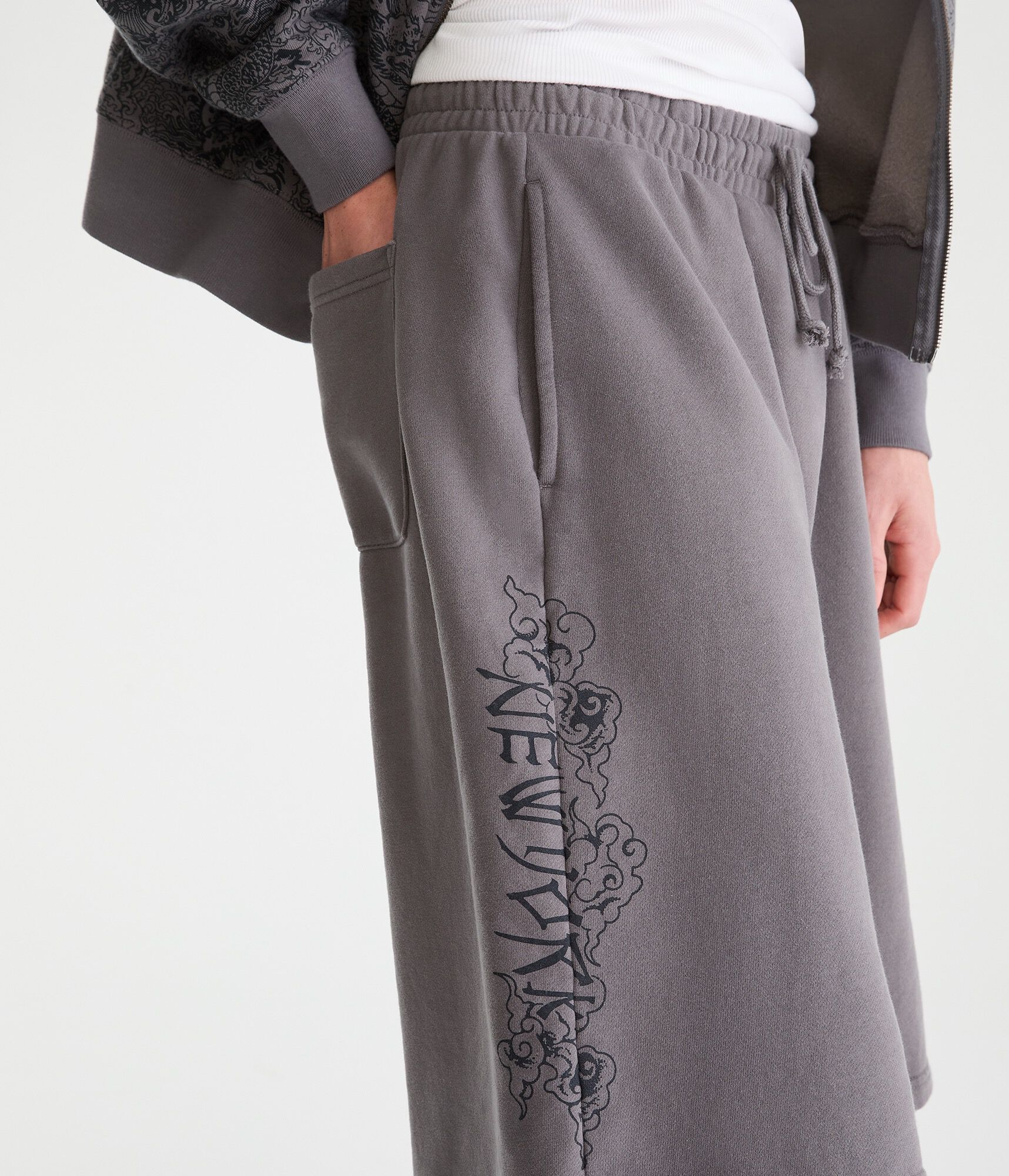 Cloud Soft Dragon Super Baggy Fleece Shorts