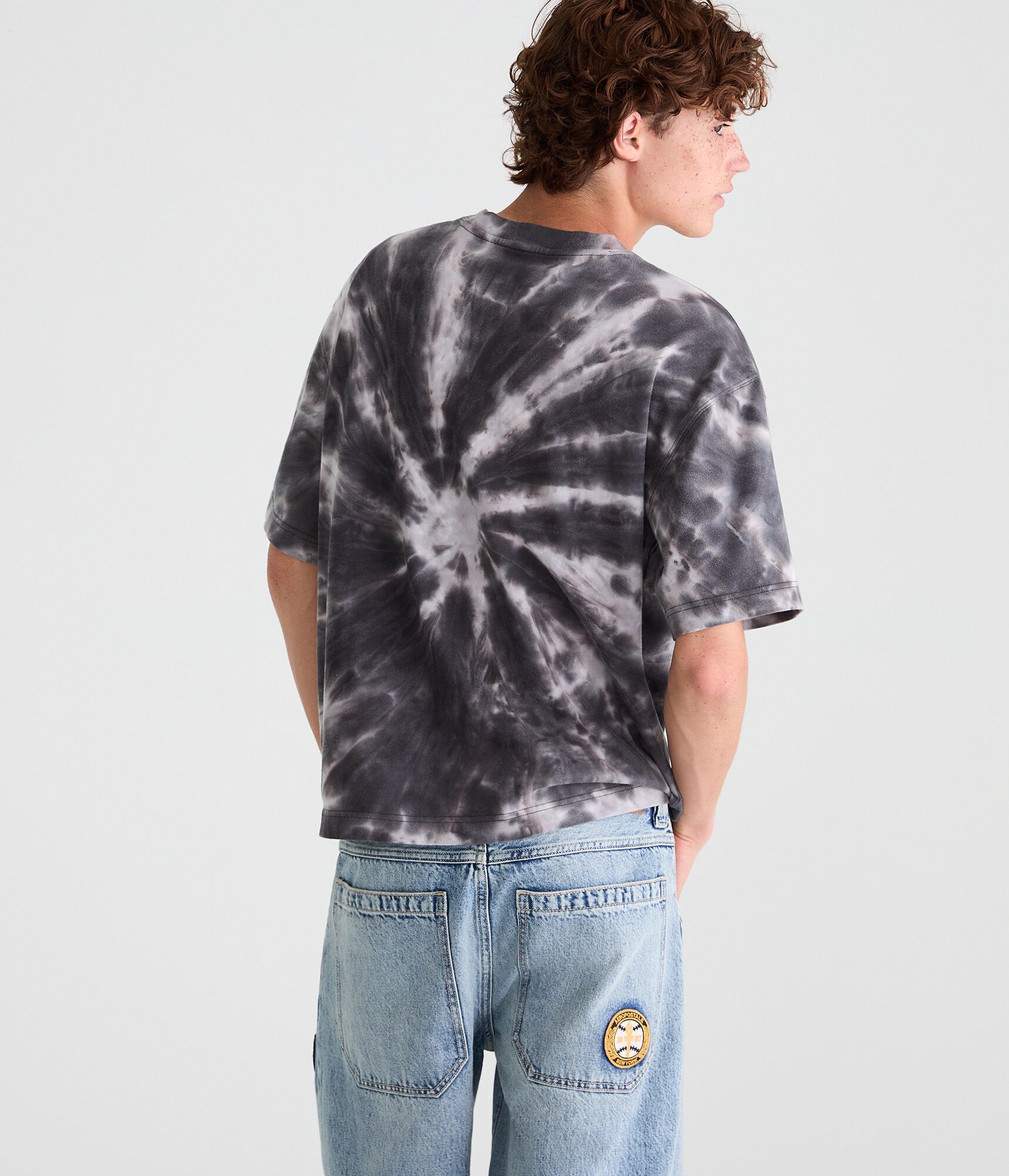 Tie-Dye Boxy Crew Tee