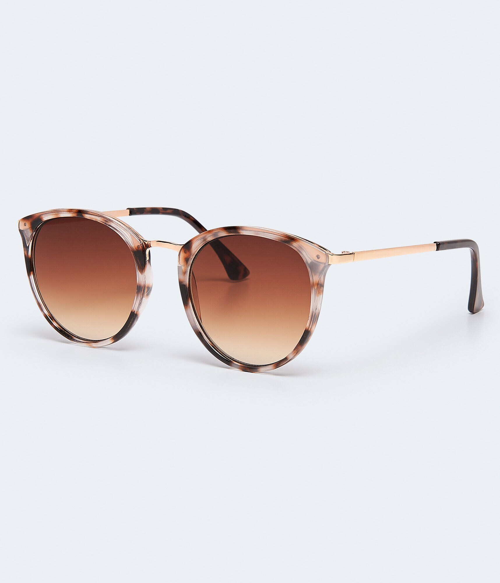 Round Tortoiseshell Sunglasses
