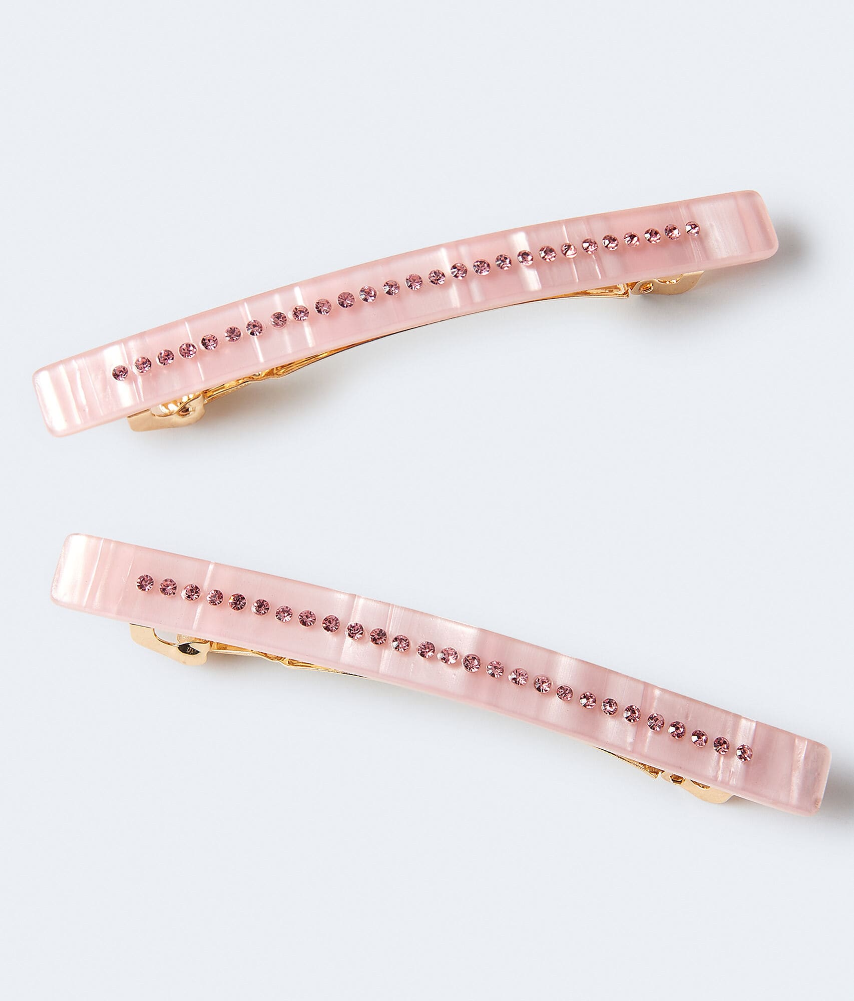 Pearlized French Barrette 2-Pack