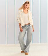 Demetra for Aero Floral Full-Zip Sherpa Jacket