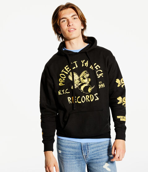 Wu-Tang Protect Ya Neck Records Pullover Hoodie