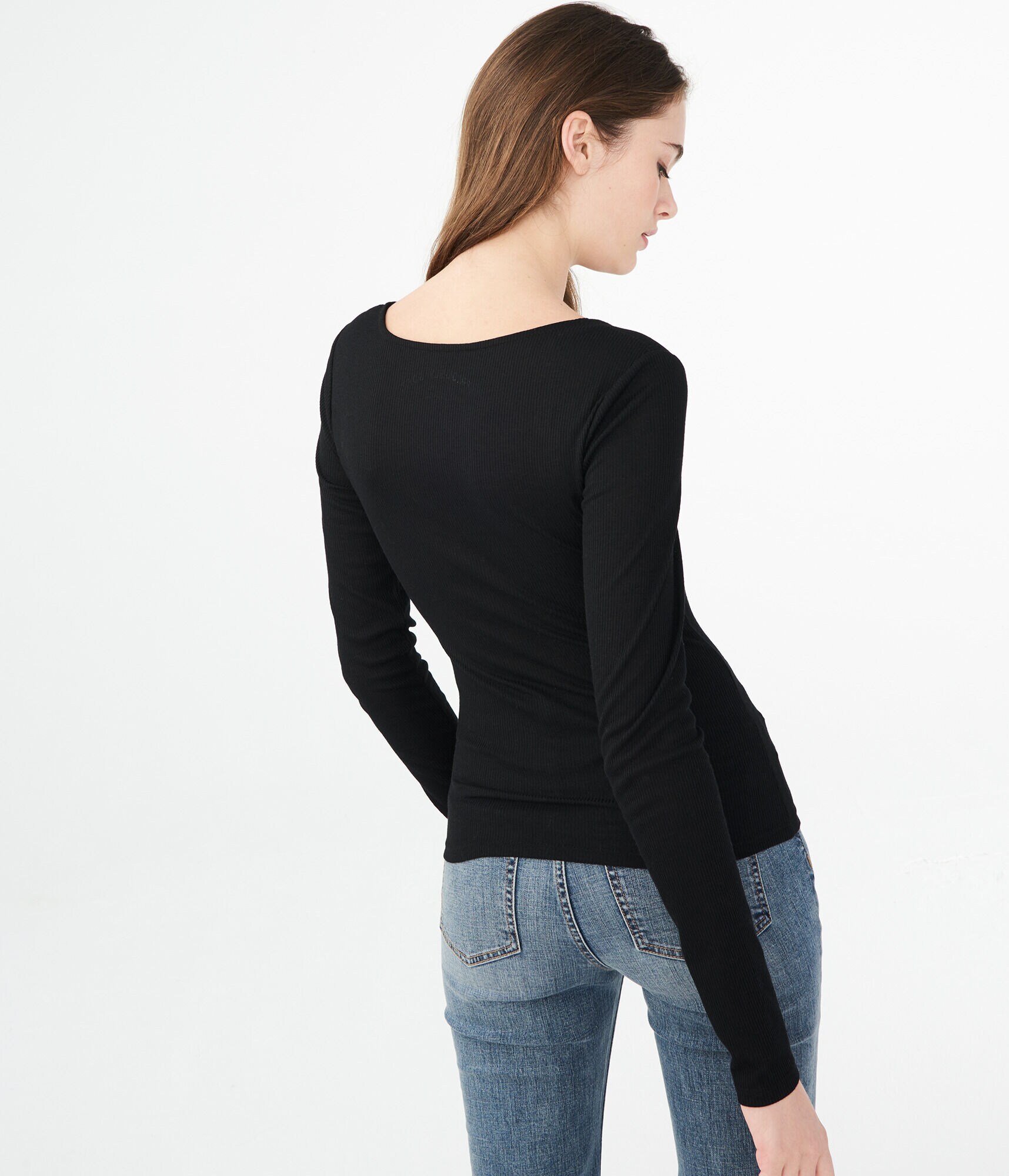 Long Sleeve Crisscross Bodycon Top***